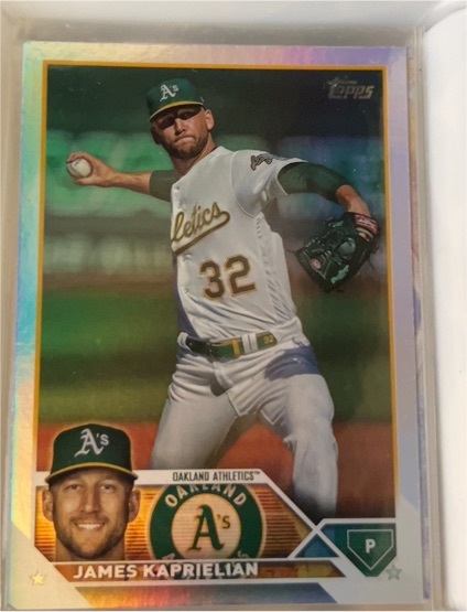 2023 Topps Update #US240 James Kaprielian — front