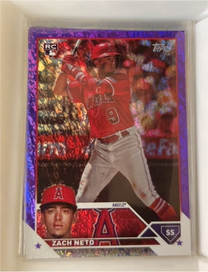2023 Topps Update #US98 Zach Neto — front