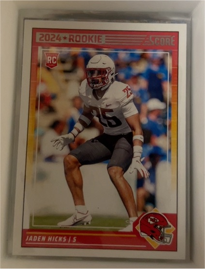 2024 Panini Score #362 Jaden Hicks — front