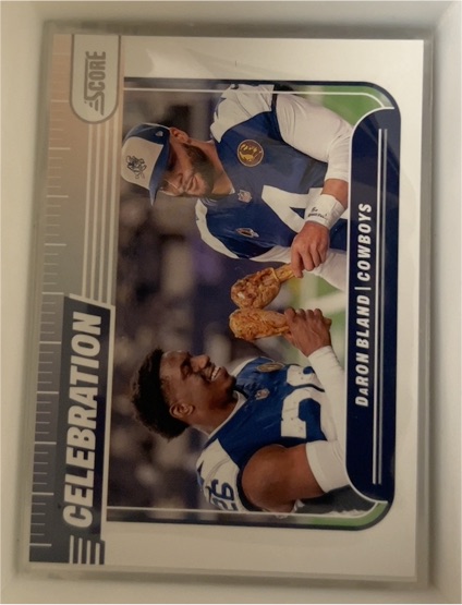 2024 Score #C-DBD DaRon Bland Celebration Dallas Cowboys — front