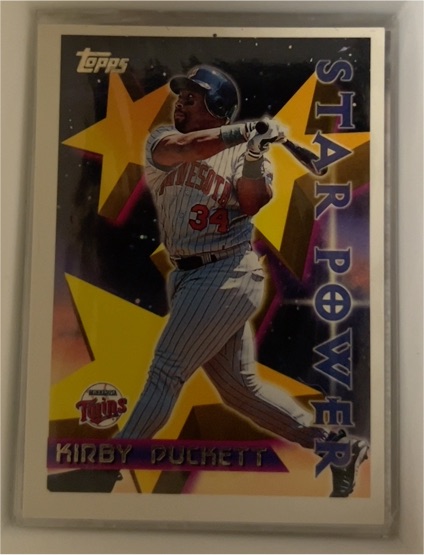 1996 Topps #221 Kirby Puckett Star Power — front