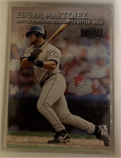 2000 Skybox Metal #116 Edgar Martinez — front