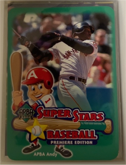 2000 APBA Super Stars Premiere Edition APBA Andy — front