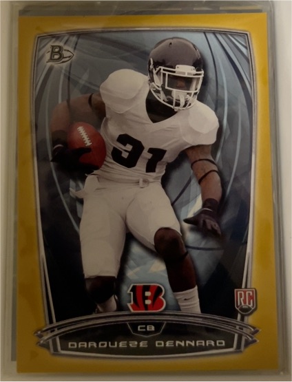2014 Bowman #108 Darqueze Dennard — front