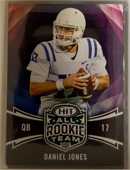 2019 Sage Hit All Rookie Team #135 Daniel Jones — front