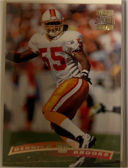 1996 Topps Stadium Club #213 Derrick Brooks — front