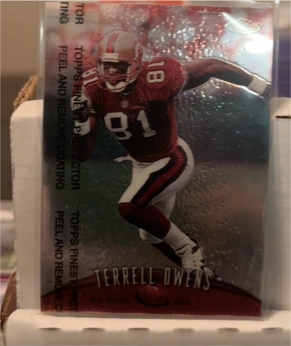 1998 Topps Finest #109 Terrell Owens — front