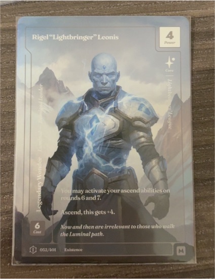 Wonders of the First 2025 #052 Rigel "Lightbringer" Leonis — front