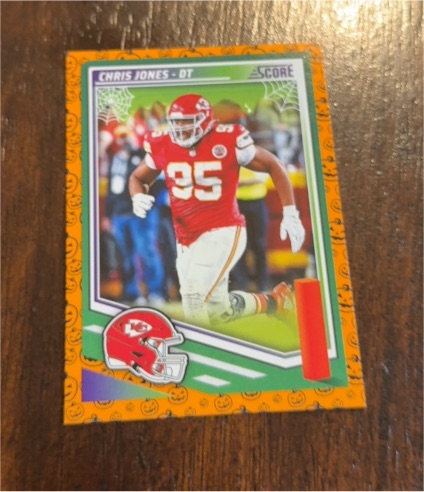 2025 Panini Score A Treat #95 Chris Jones — front