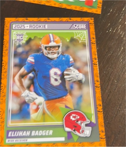 2025 Panini Score A Treat #69 Elijah Badger — front