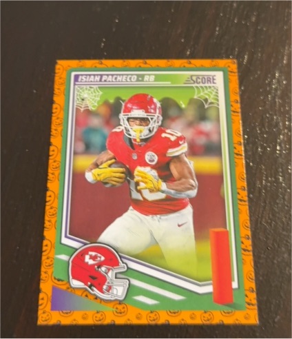 2025 Panini Score #278 Isiah Pacheco — front