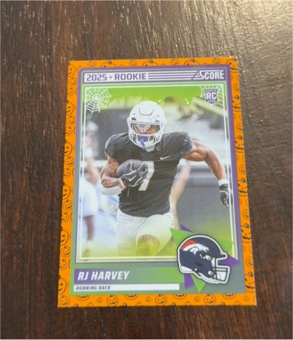 2025 Panini Score-A-Treat #49 RJ Harvey — front