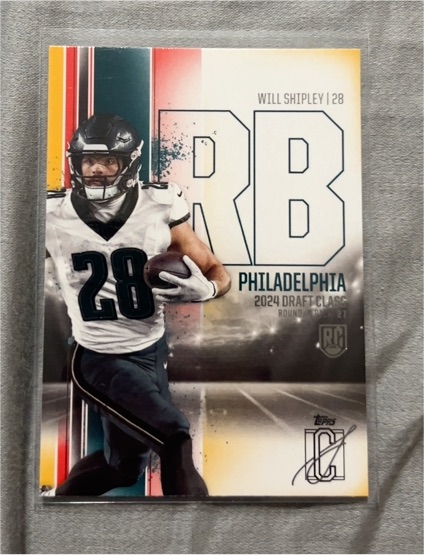 2024 Topps Signature Class #167 Will Shipley — front