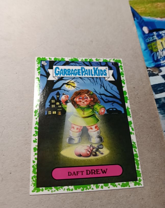 2022 Topps Garbage Pail Kids Book Worms #40b Daft Drew — front