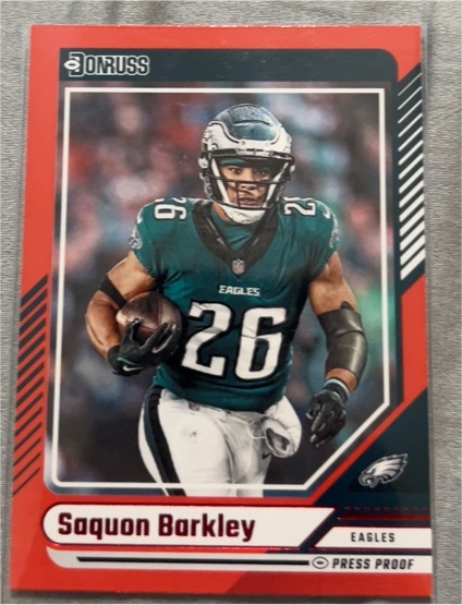 2024 Donruss #32 Saquon Barkley Philadelphia Eagles — front