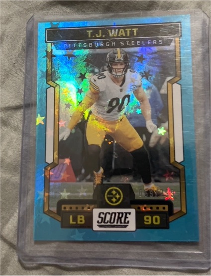 2023 Panini Score #222 T.J. Watt — front