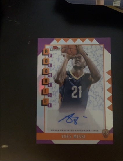 2024-25 Topps Finest #RFA-YM Yves Missi — front