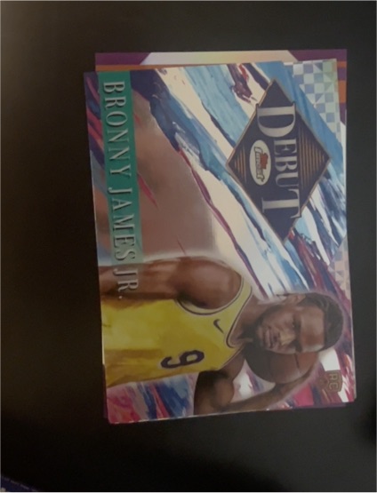 2024-25 Topps Finest #D-2 Bronny James Jr Debut — front