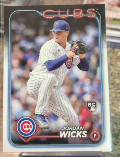 2024 Topps #613 Jordan Wicks — front