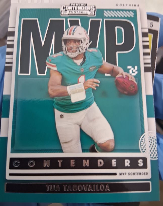 2021 Panini Contenders MVP Contenders #MVP-TTA Tua Tagovailoa — front