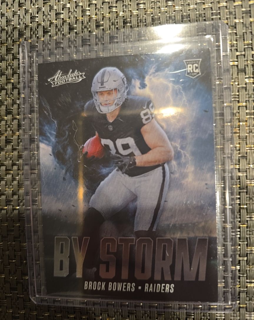 2024 Panini Absolute - By Storm #BS-BBS Brock Bowers (RC) — front