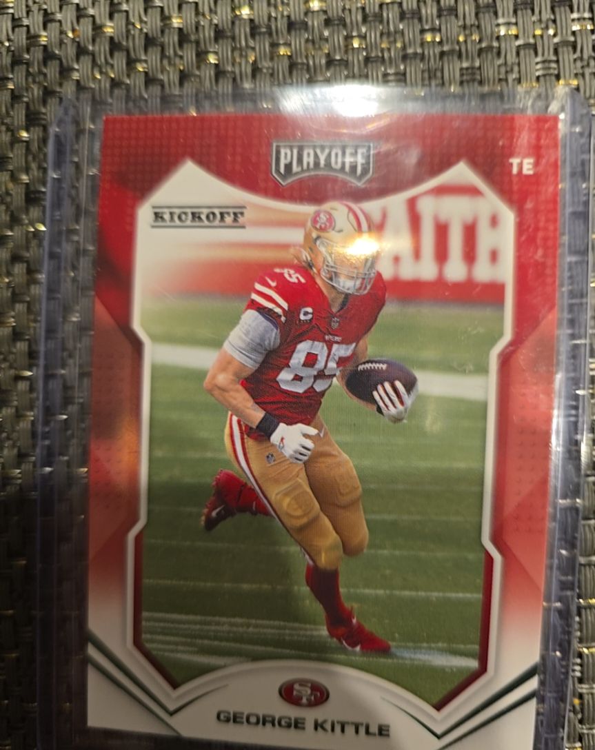 2021 Panini Playoff Kickoff George Kittle — front