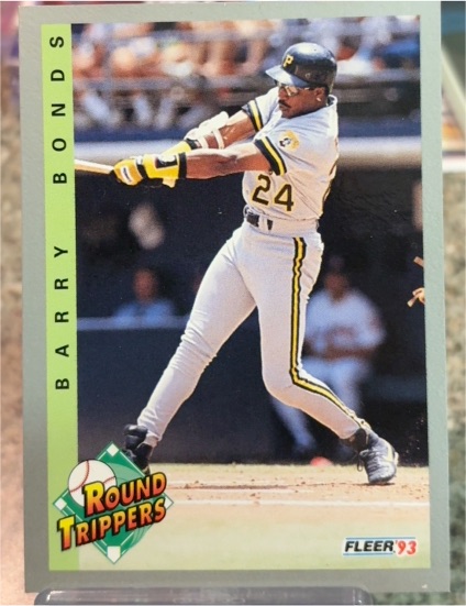1993 Fleer #350 Barry Bonds — front