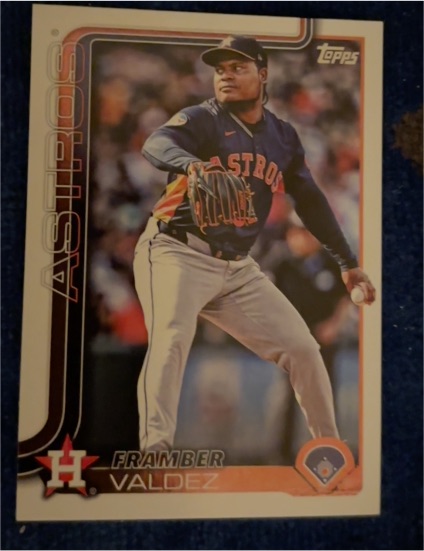 2025 Topps #544 Framber Valdez — front