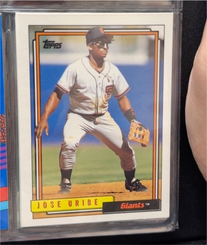 1992 Topps #538 Jose Uribe — front