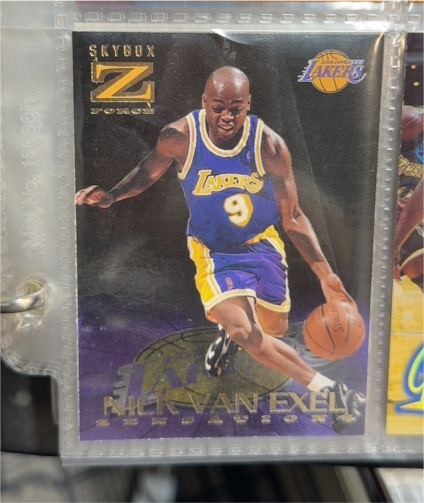 1997 Skybox Z-Force #9 Nick Van Exel — front