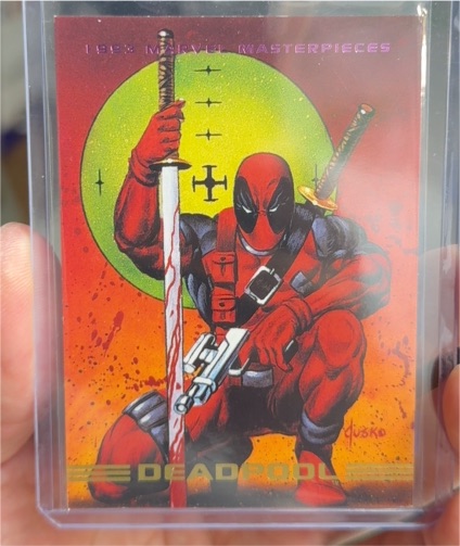 1993 SkyBox Marvel Masterpieces #55 Deadpool — front