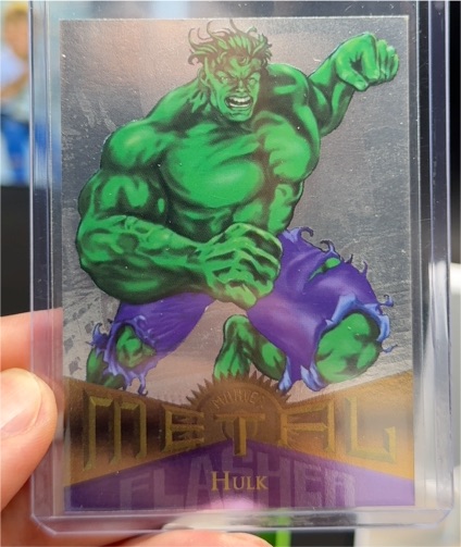 1995 Fleer Marvel Metal #31 Hulk — front