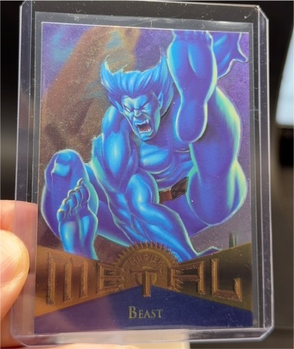 1995 Fleer Marvel Metal #85 Beast — front