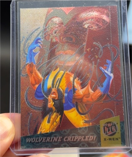 1994 Fleer Ultra X-Men Fatal Attractions #4 Wolverine Crippled! — front