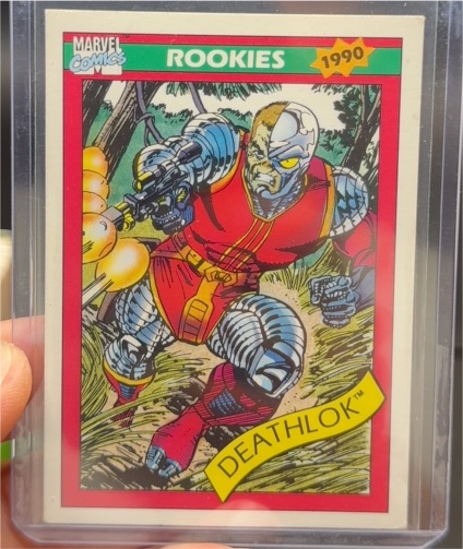 1990 Impel Marvel Universe #83 Deathlok Rookies — front