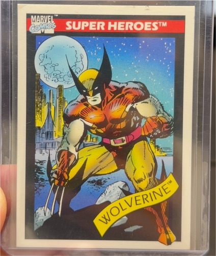 1990 Impel Marvel Comics Super Heroes #10 Wolverine — front