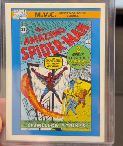1990 Impel Marvel Universe Series 1 #131 Amazing Spider-Man #1 — front