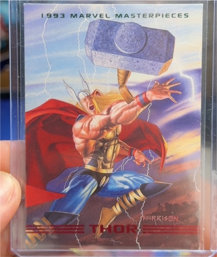1993 Skybox Marvel Masterpieces #3 Thor — front