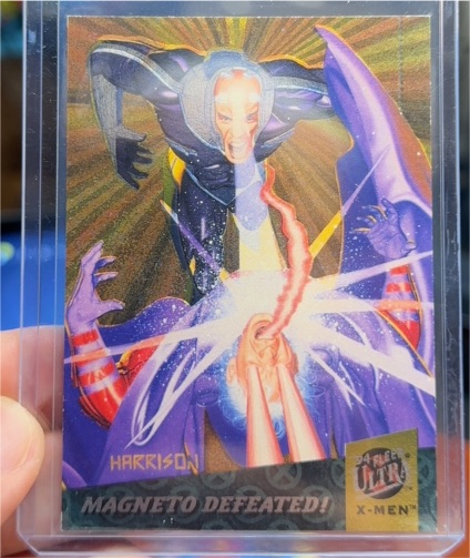 1994 Fleer Ultra X-Men Fatal Attractions #5 Magneto Defeated — front