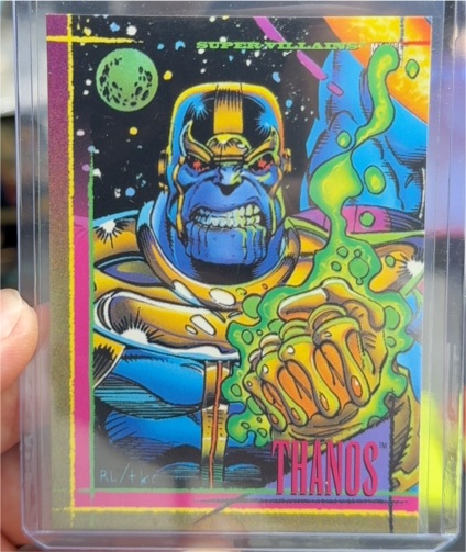1993 Skybox Marvel Universe Series IV #16 Thanos — front