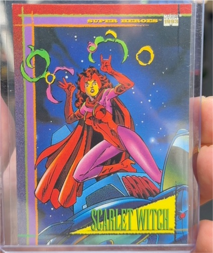 1993 SkyBox Marvel Universe Series 4 #64 Scarlet Witch — front
