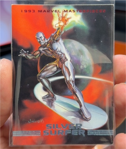 1993 SkyBox Marvel Masterpieces #11 Silver Surfer — front