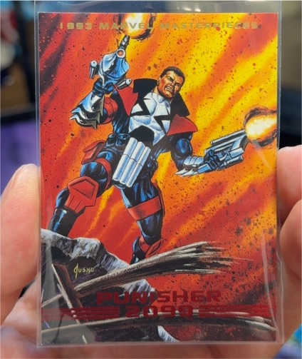 1993 SkyBox Marvel Masterpieces #42 Punisher 2099 — front