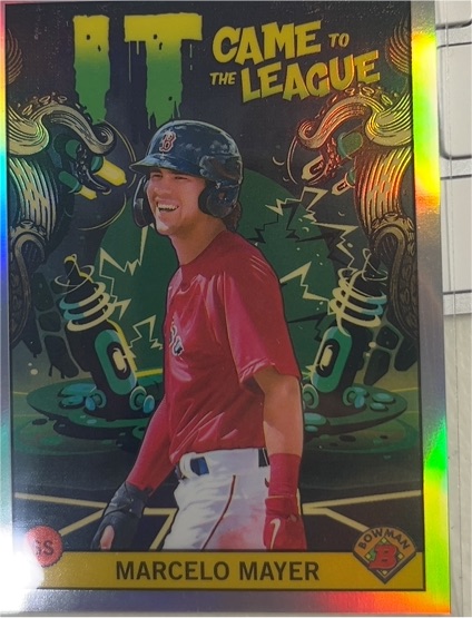 2022 Bowman Chrome #ICFL-3 Marcelo Mayer It Came to the League — front