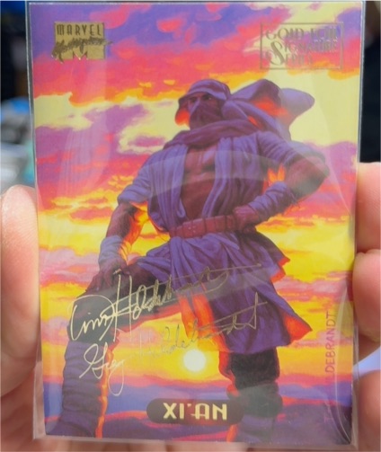 1994 Marvel Masterpieces Gold Foil Signature Series #139 Xi'an — front