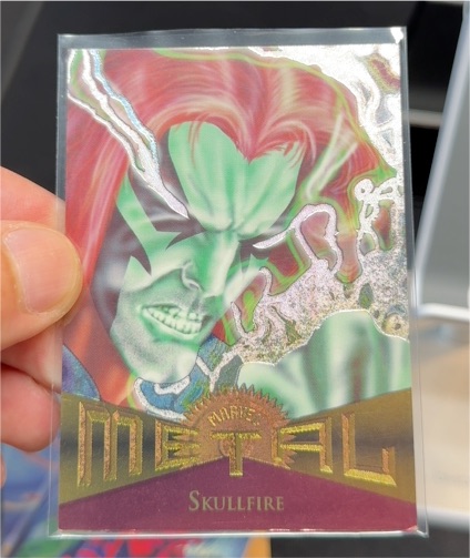 1995 Fleer Marvel Metal #52 Skullfire — front