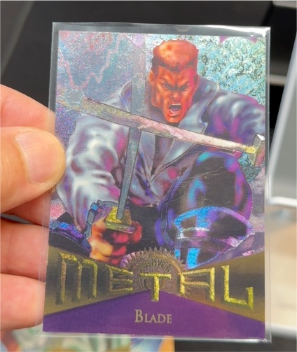 1995 Marvel Metal #56 Blade — front
