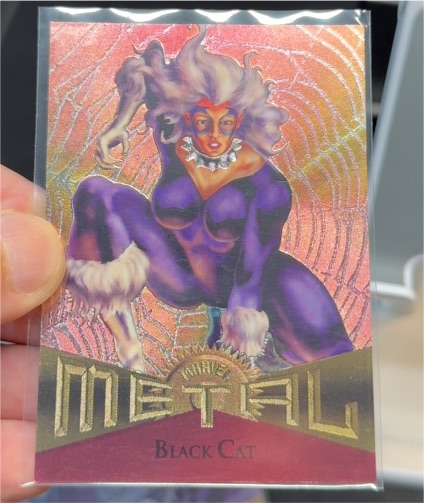 1995 Fleer Marvel Metal #70 Black Cat — front
