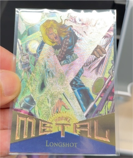 1995 Fleer Marvel Metal #102 Longshot — front