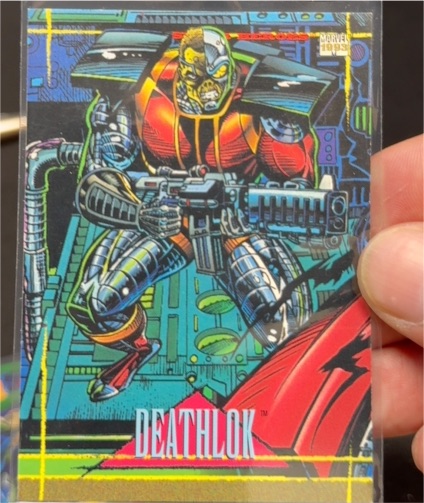 1993 SkyBox Marvel Universe Series 4 #8 Deathlok — front